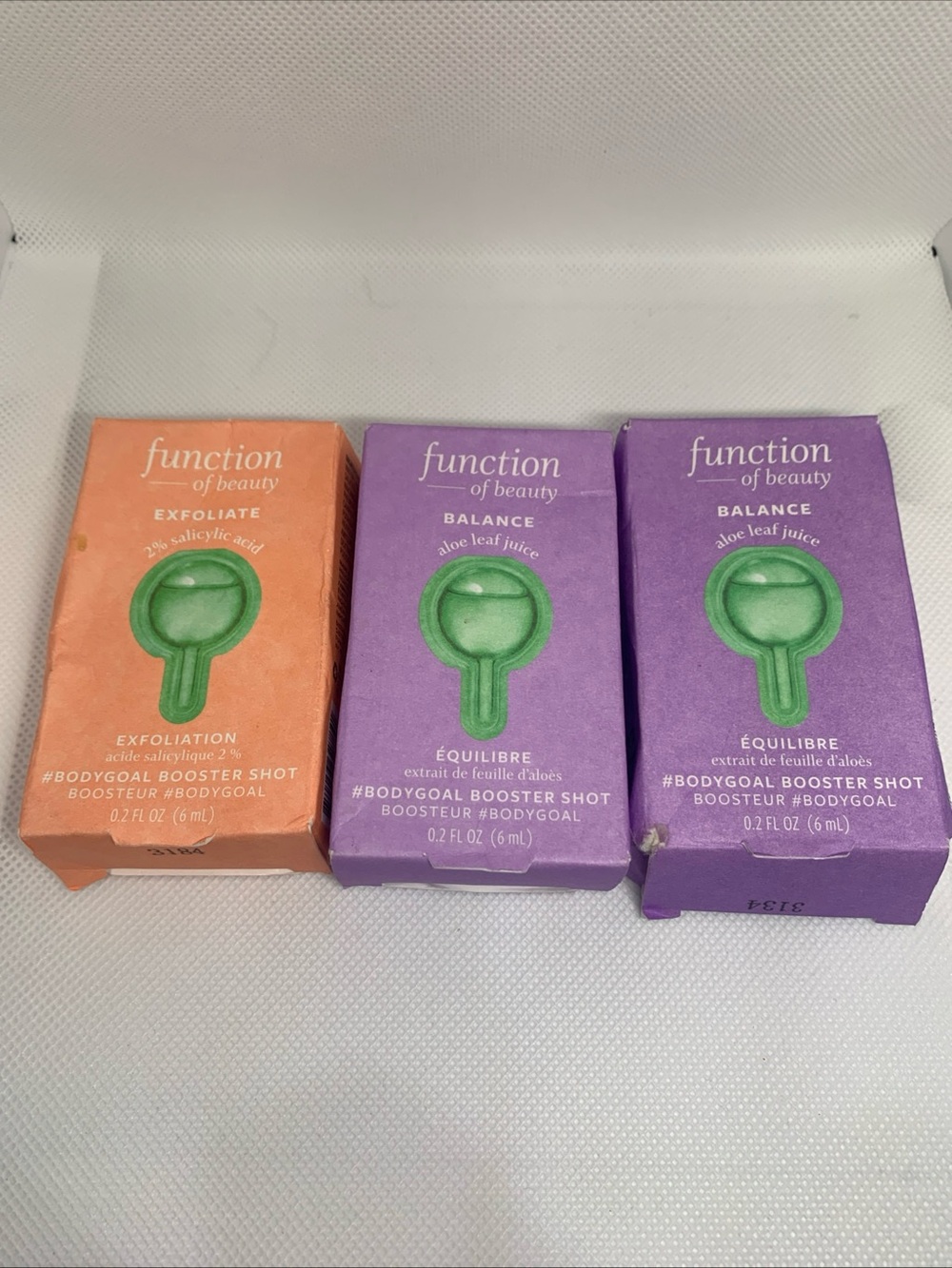 Function of Beauty Bodygoal Booster Shot Set - 3 Pack